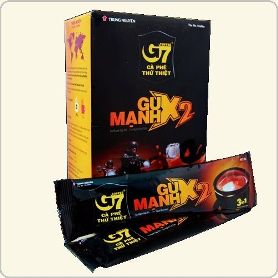ВЬЕТНАМСКИЙ НАТУРАЛЬНЫЙ РАСТВОРИМЫЙ КОФЕ G7 TRUNG NGUYEN COFFEE GU MANH X2 (3 IN 1)